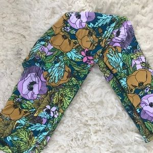 Lularoe os floral leggings